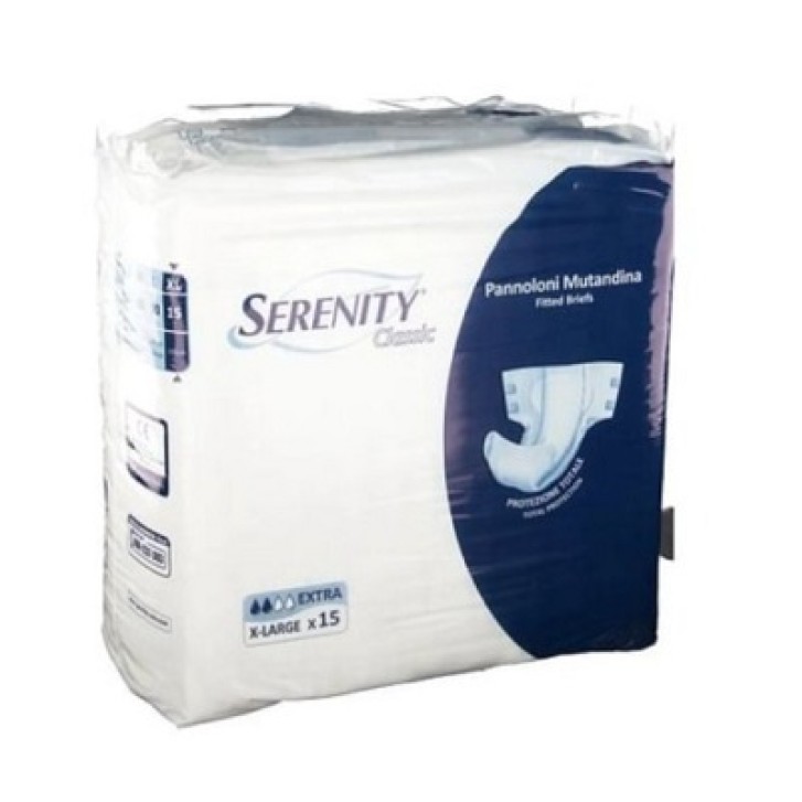 Serenity Classic Pannolone a mutanda Extra taglia XL 15 pezzi