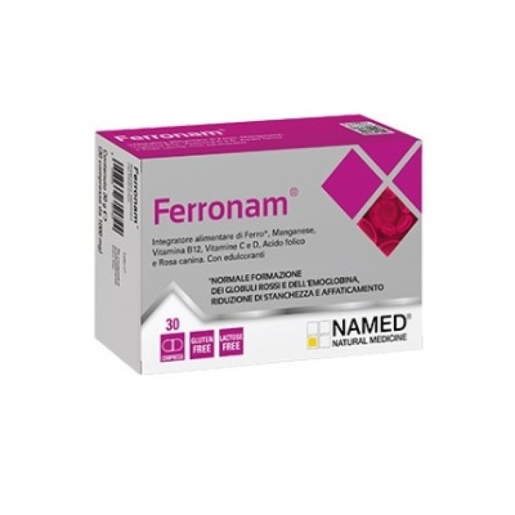 Ferronam Integratore per il Ferro 30 compresse