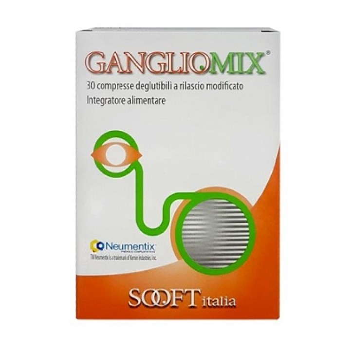 Gangliomix integratore con estratti di menta e Coleus per regolare la pressione arteriosa 30 Compresse