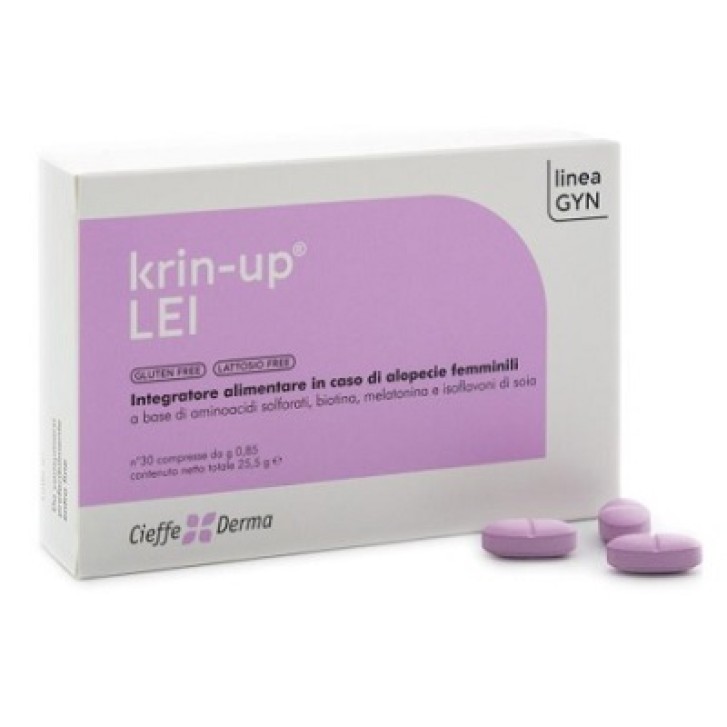 Krin Up Lei integratore anticaduta per capelli Donna 30 compresse