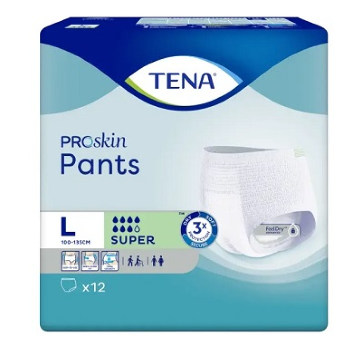 Tena Pants Proskin Super slip assorbenti taglia L 12 pezzi