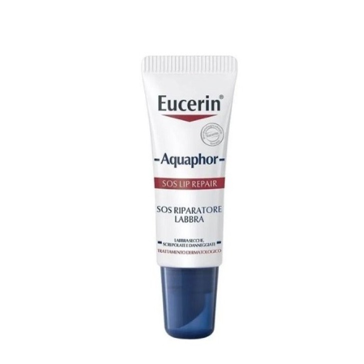 Eucerin Aquaphor SOS repair trattamento riparatore labbra tubetto 10 ml