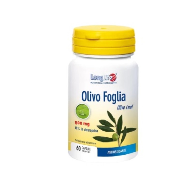 Longlife Olivo Foglia Integratore per l'apparato cardiovascolare 60 Capsule