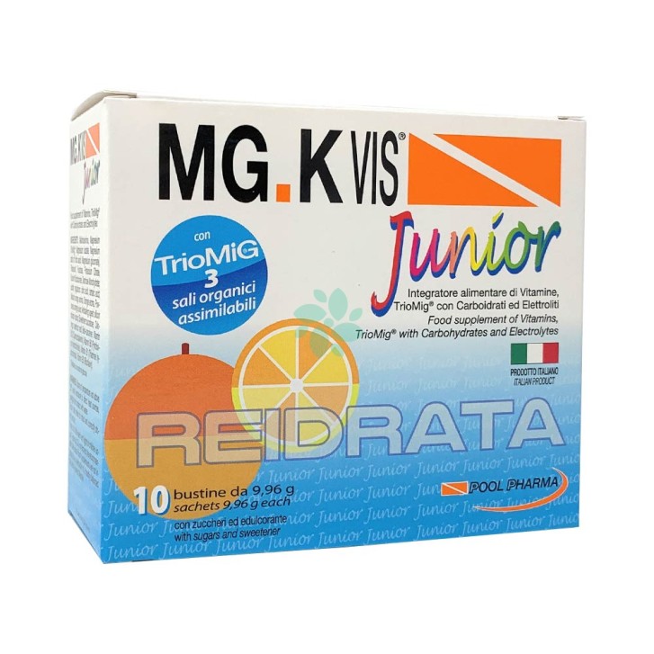 MgK Vis Reidratante Junior Integratore Energetico 10 Bustine