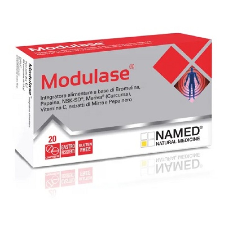 Named MODULASE integratore di bromelina 20 compresse