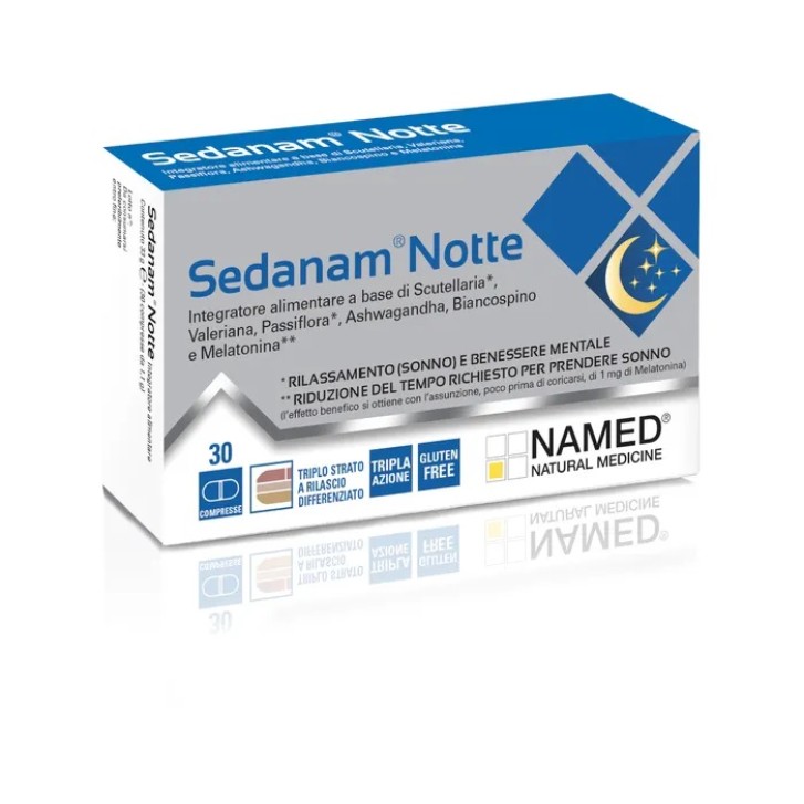 Named Sedanam Notte Integratore Sonno 30 Compresse