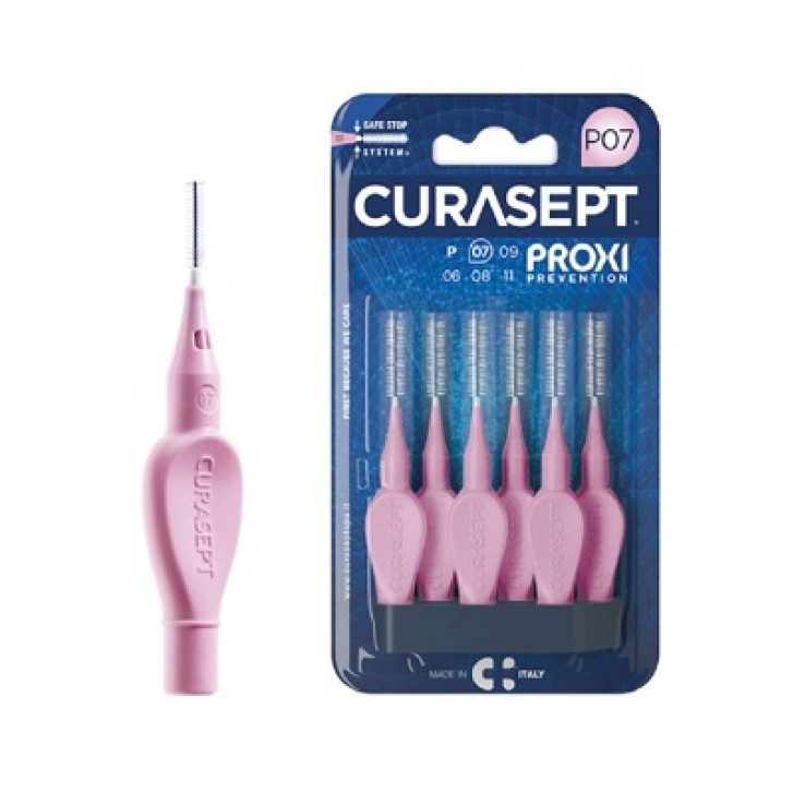 Curasept Proxi Prevention P07 Scovolini rosa 6 Pezzi