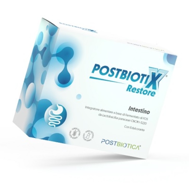 Postbiotix Restore integratore per l'equilibrio intestinale 20 bustine