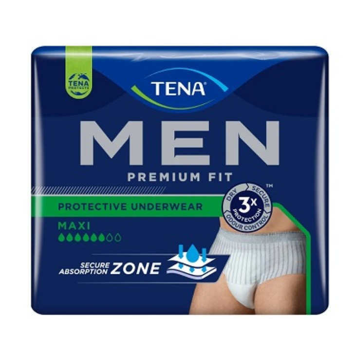 TENA Men Premium Fit mutanda assorbente Taglia L 8 pezzi