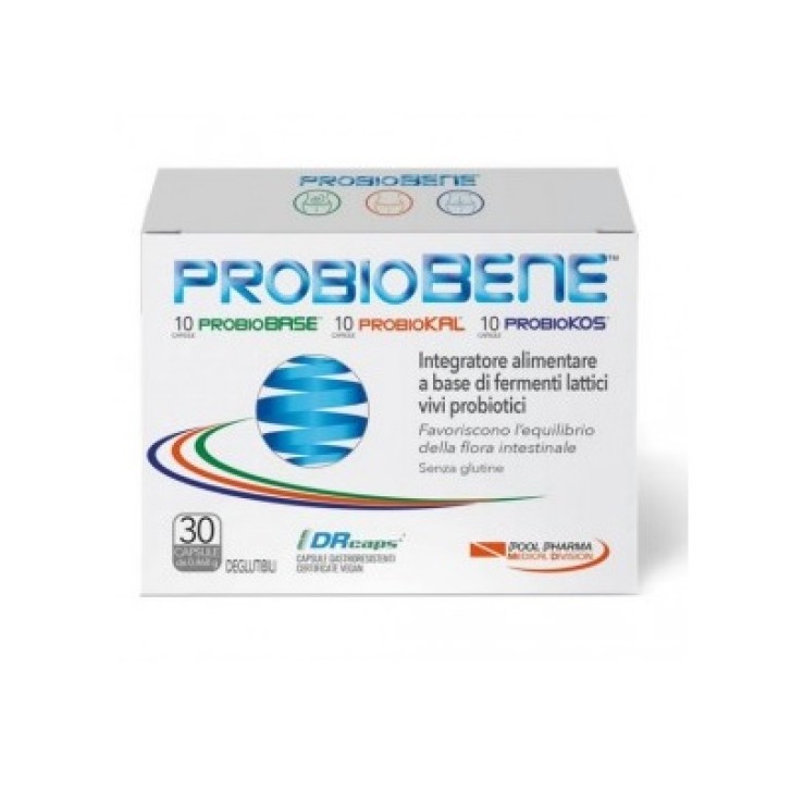 Probiobene integratore a base di fermenti lattici 30 Capsule