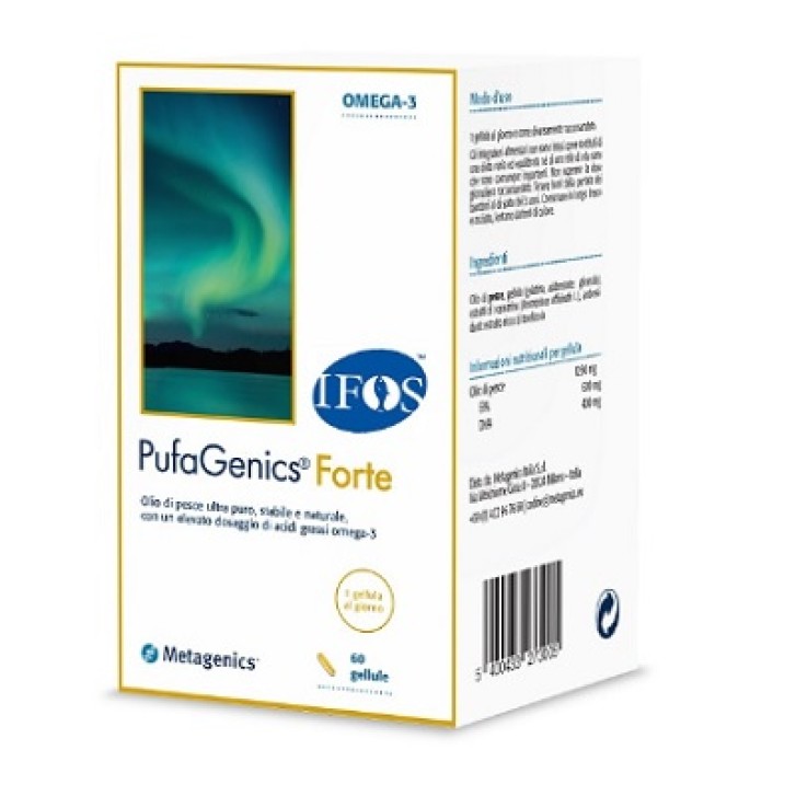 Pufagenics Forte Integratore a base di Omega-3 60 capsule