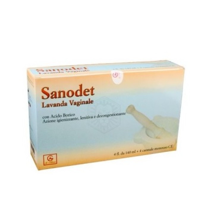 Sanodet Lavanda Vaginale 4 Flaconi da 140ml