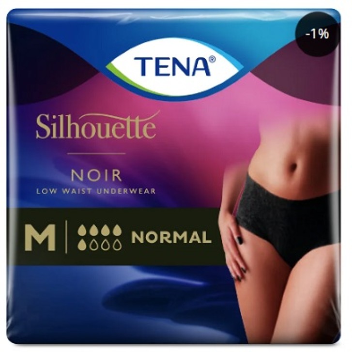 Tena Silhouette Noir mutandine assorbenti taglia M 10 pezzi