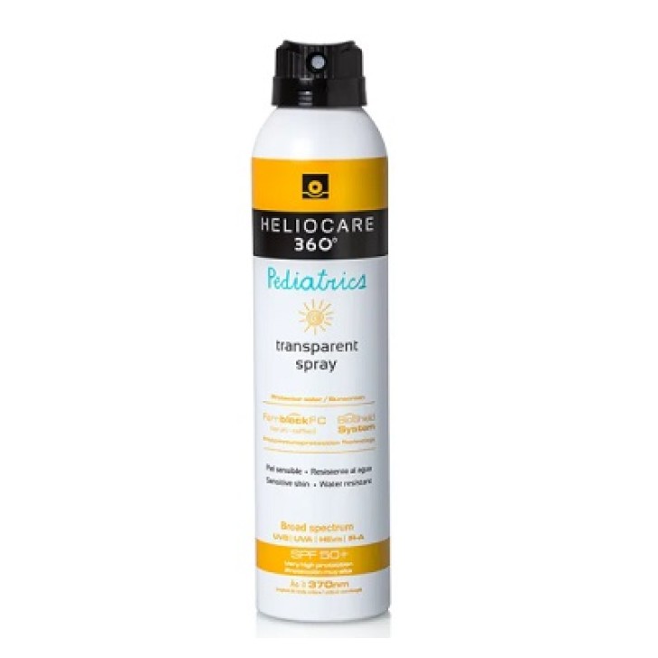 Heliocare 360 Pediatric Transparent Spray fotoprotettore SPF 50 200 ml