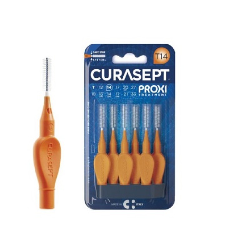 Curasept Proxi Prevention T14 Scovolini arancio 6 Pezzi