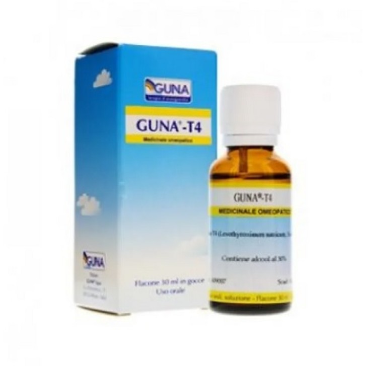 Guna T4 D6 medicinale omeopatico a base di ormoni gocce 30 ml