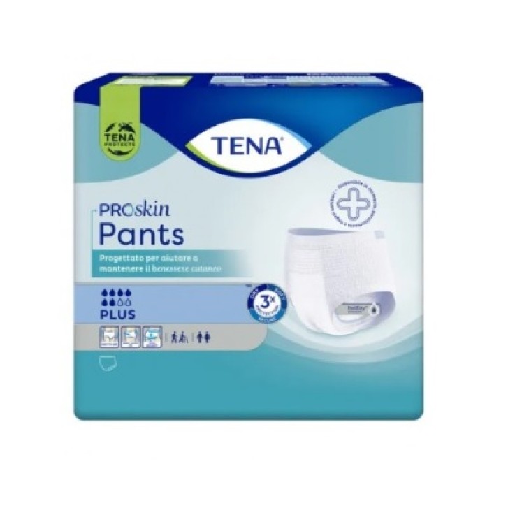 Tena Pants Plus pannoloni mutandine assorbenti Taglia M 9 Pezzi