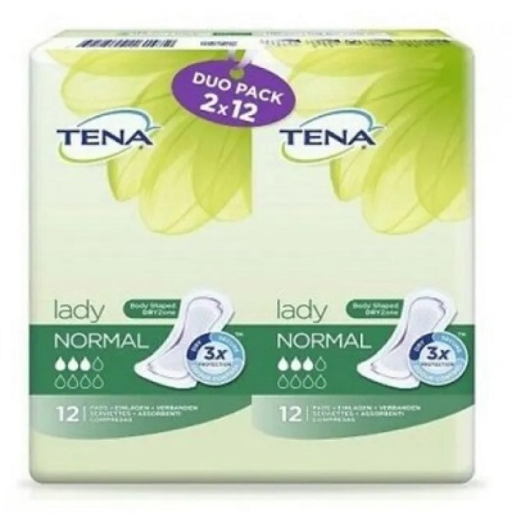 Tena Lady Normal Assorbenti Incontinenza 2x12 pezzi