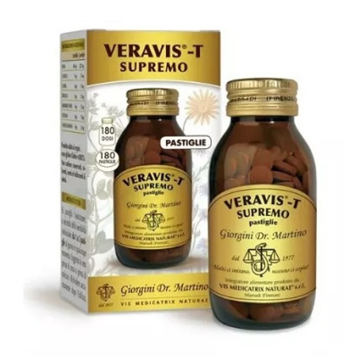 Veravis T Supremo integratore per la regolarit del transito intestinale 180 pastiglie