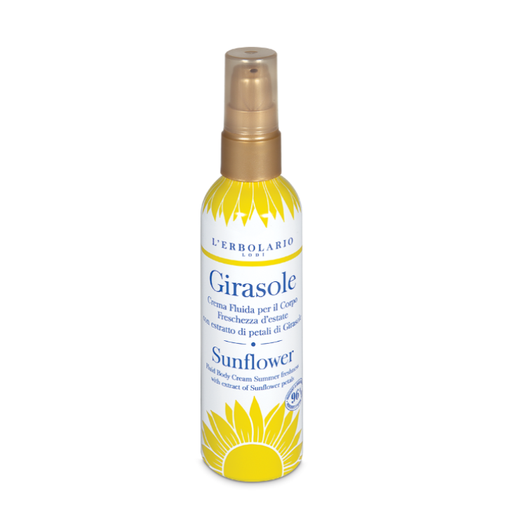 GIRASOLE  crema fluida corpo FRESCHEZZA D'ESTATE 100 ml Erbolario