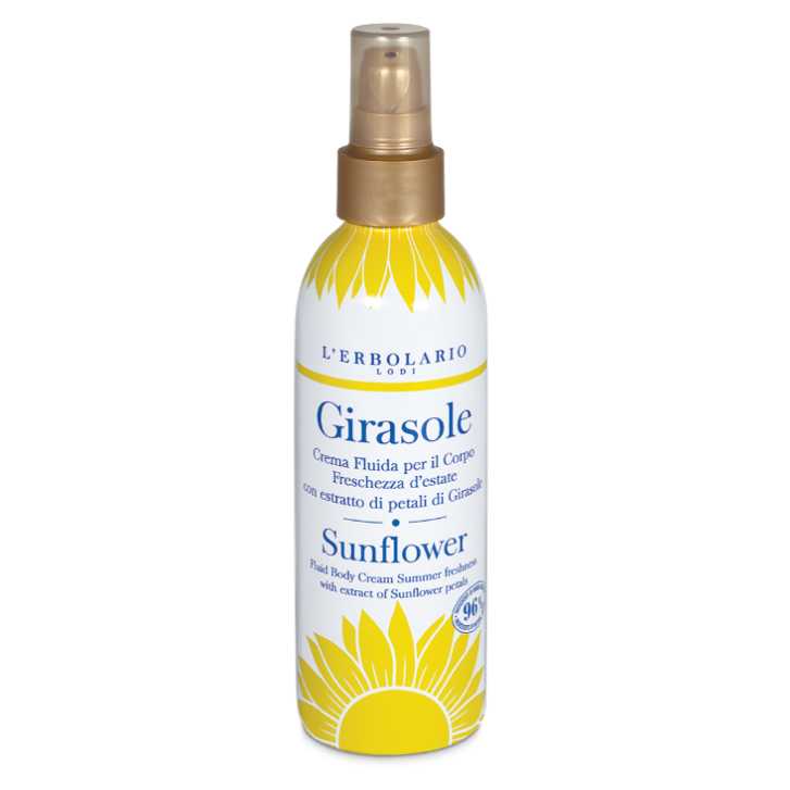 GIRASOLE crema fluida corpo FRESCHEZZA D'ESTATE 200 ml Erbolario