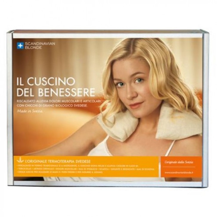 CUSCINO cervicale benessere NATURHALSAN Scandinavian Blonde