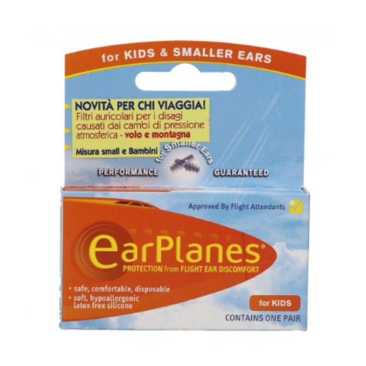 EARPLANES bambino tappo auricolare 2 pezzi