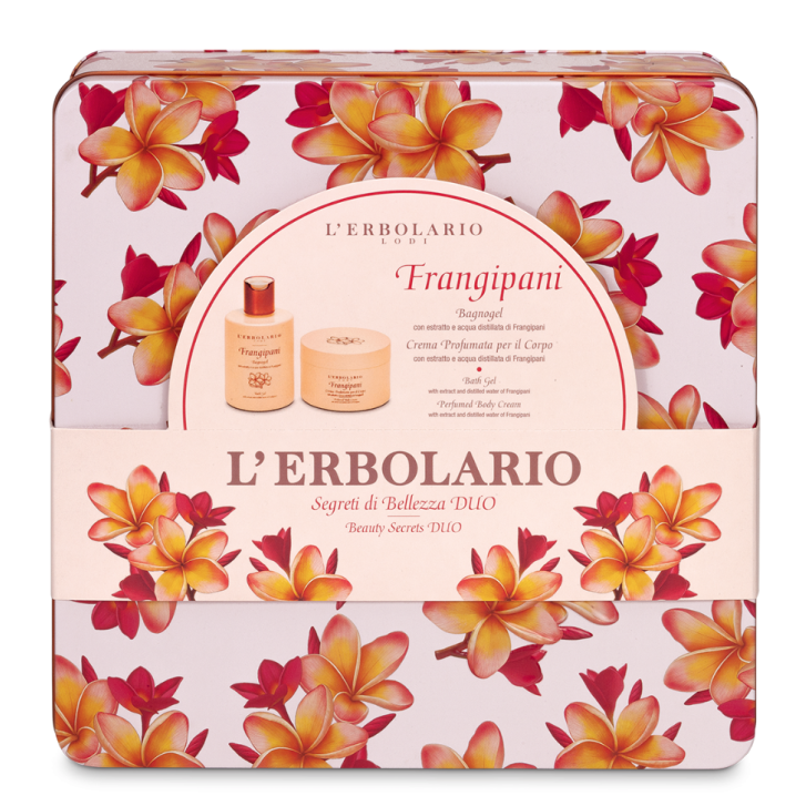 FRANGIPANI SEGRETI DI BELLEZZA DUO 1 BAGNOGEL 300 ML + 1 CREMA PROFUMATA CORPO 200 ML EDIZIONE LIMITATA