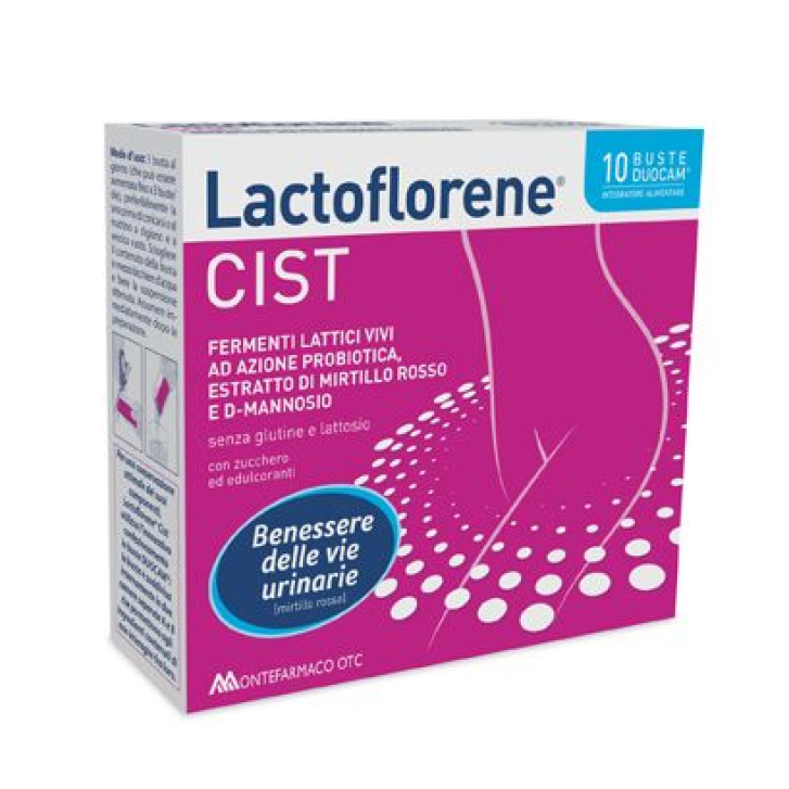 LACTOFLORENE CIST 10 bustine integratore alimentare vie urinarie