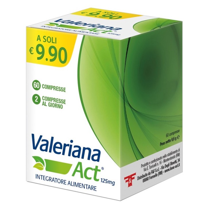 Valeriana Act Integratore per il benessere mentale 60 Capsule