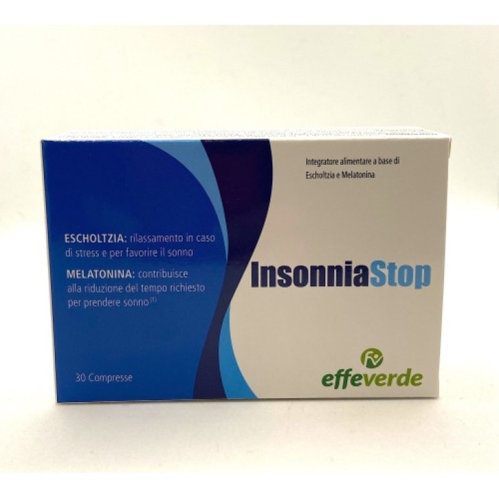 INSONNIASTOP ntegratore alimentare a base di melatonina - 30 compresse