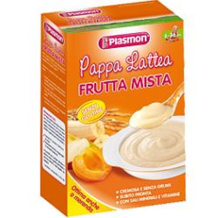 PLASMON PAPPA LATTEA FRUTTA MISTA 250 G 1 PEZZO