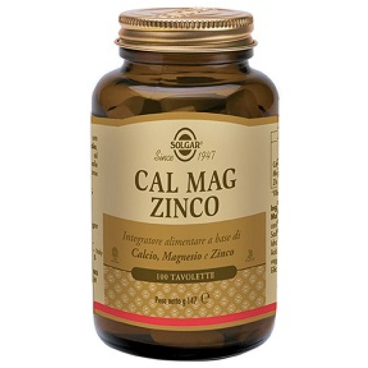 CAL MAG ZINCO 100TAV SOLGAR <