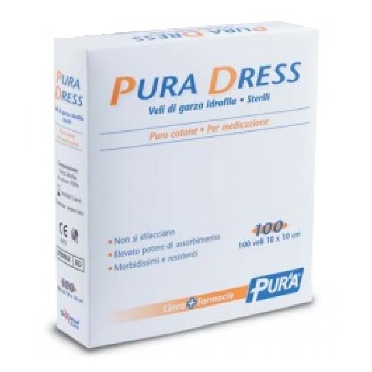 PURA DRESS GARZA 10X10CM 100PZ