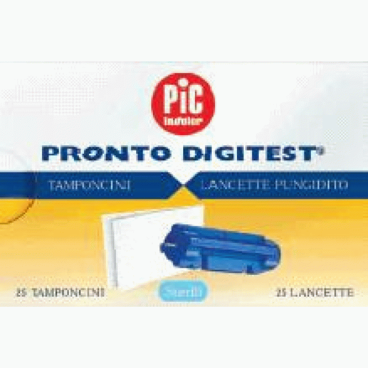 DIGITEST LANCETTE PUNGIDITO 25PZ