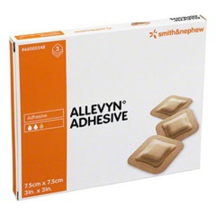 ALLEVYN ADHES  7,5X7,5CM 3PZ 348