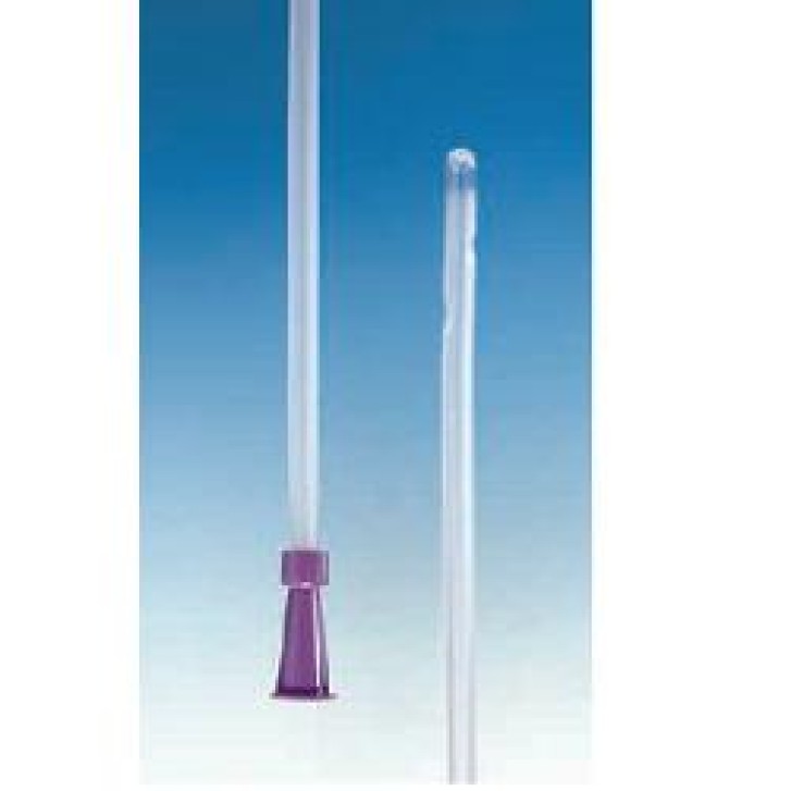 SONDA PER UROLOGIA CON FUSTELLA UOMO PUNTA NELATON LUNGHEZZA40 CM CH16 30 PEZZI