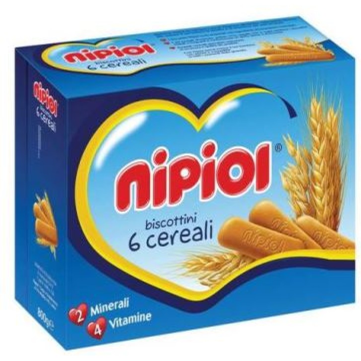 NIPIOL-BISCOT 6 CEREALI 800G