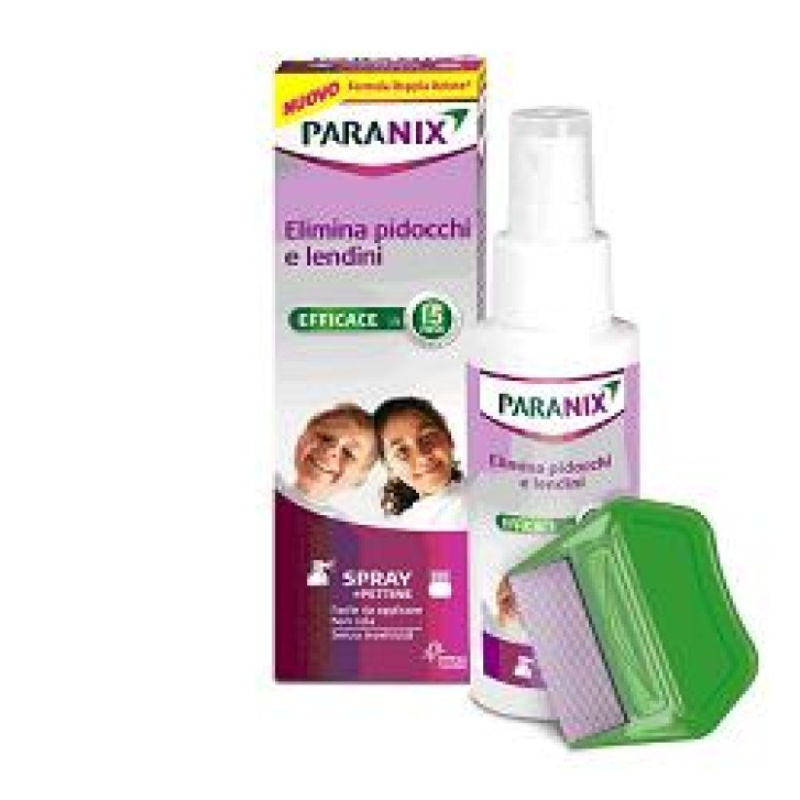 PARANIX SPRAY TRATTAMENTO ANTIPEDICULOSI 100 ML + PETTINE