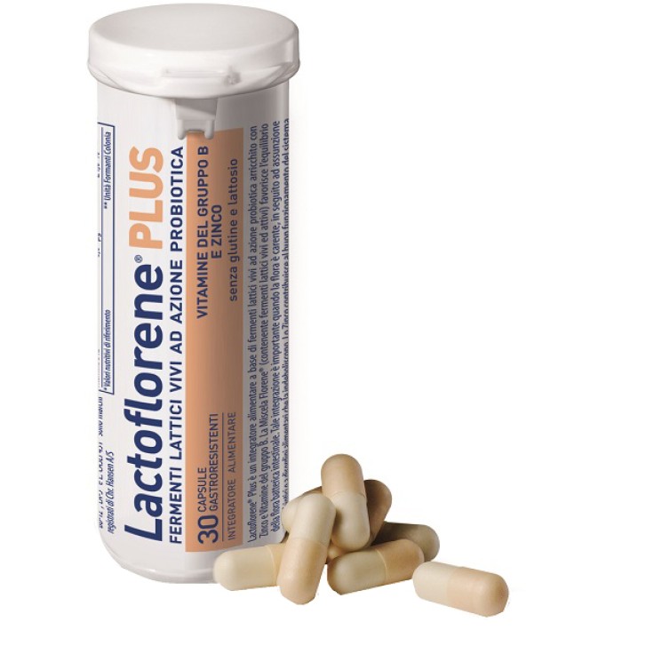 LACTOFLORENE PLUS integratore fermenti lattici probiotici 30 capsule gastroresistenti