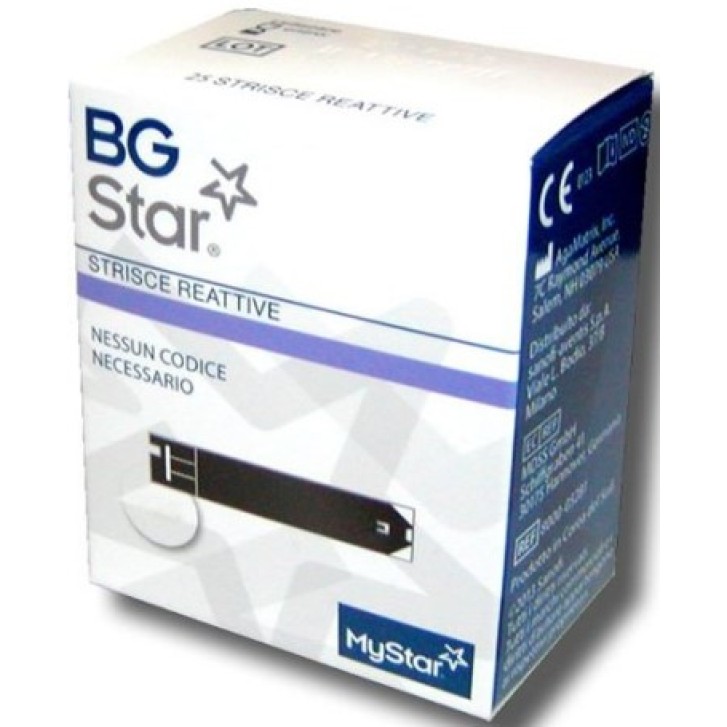 BGSTAR 25 strisce reattive per strumento MYSTAR EXTRA