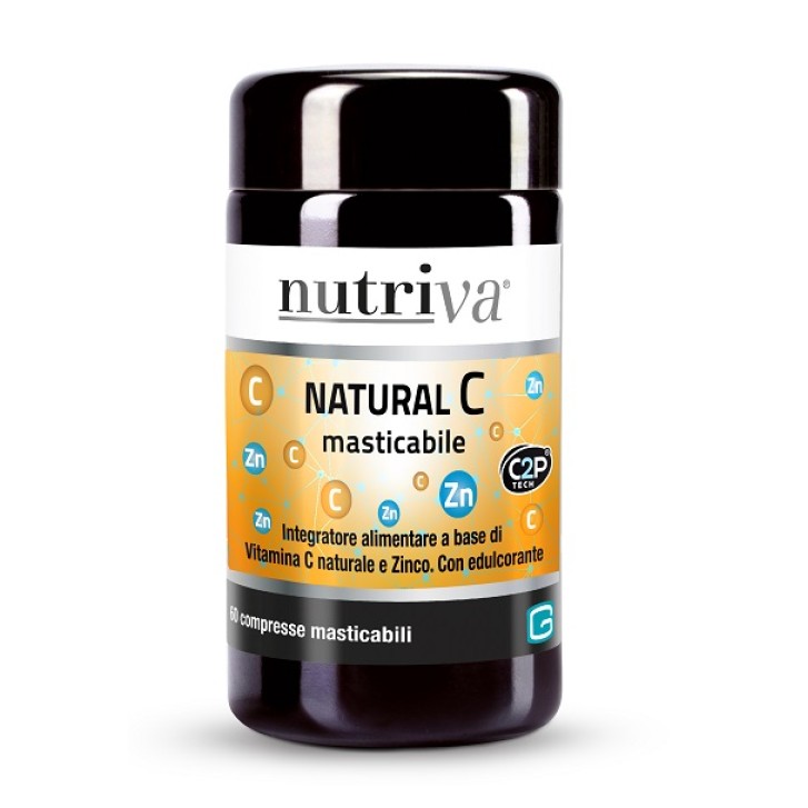 NUTRIVA NATURAL C MASTIC 60CPR 