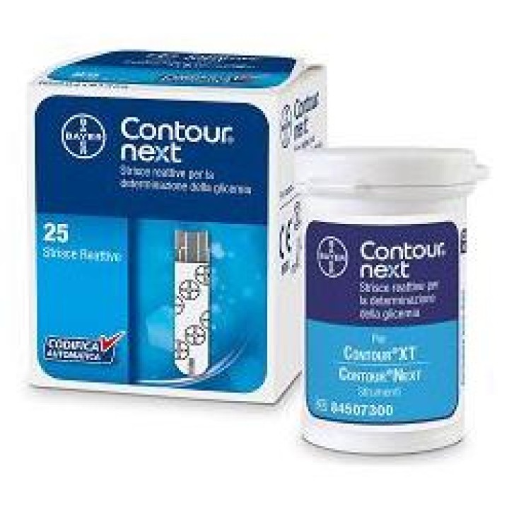 CONTOUR NEXT 25 strisce misurazione glicemia