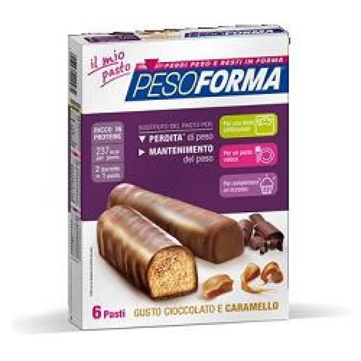 PESOFORMA BARR CIOCC CARAM 12P