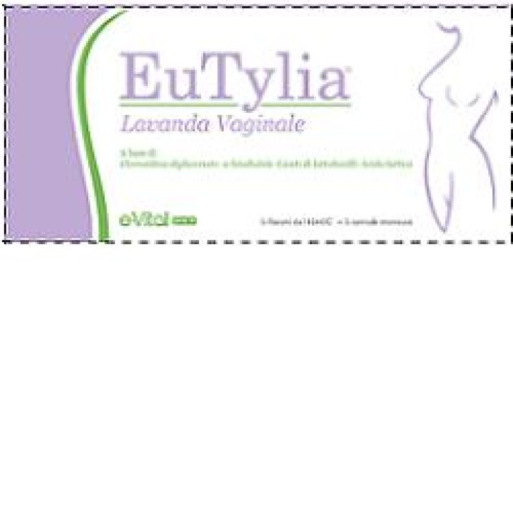 EUTYLIA LAVANDA VAGINALE 5 FLACONI 140 ML + 5 CANNULE MONOUSO