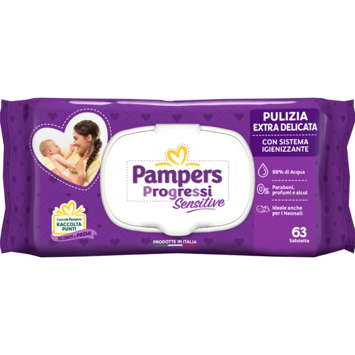 PAMPERS SALV SENS ALOE 63P 5991