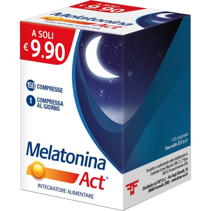 MELATONINA ACT integratore melatonina 1 MG 150  compresse