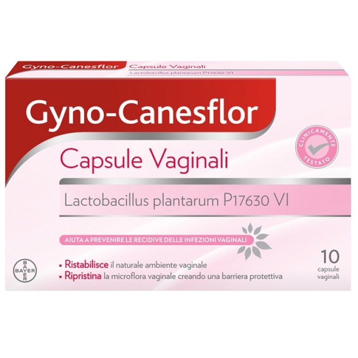 GYNO-CANESFLOR 10CPS VAGINALI