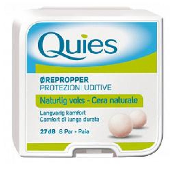 QUIES TAPPO AURICOLARE CERA 8P