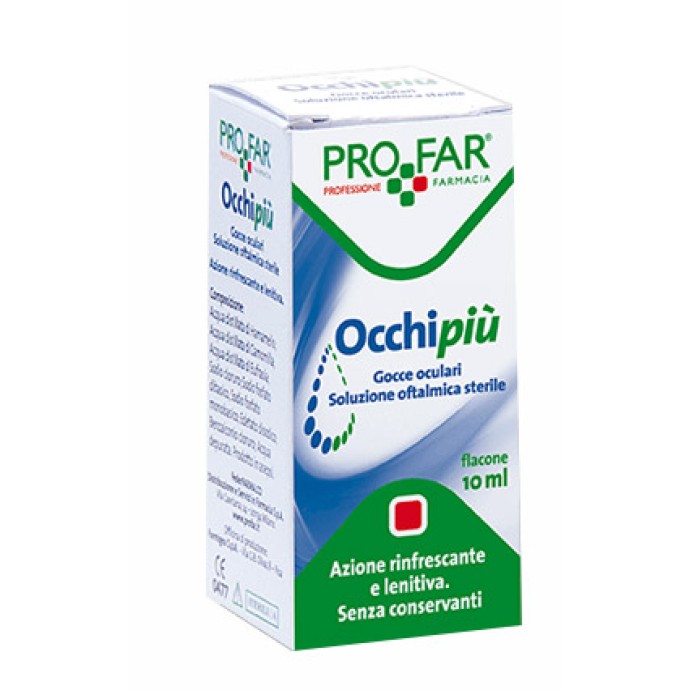 OCCHI PIU' gocce oculari rinfrescanti flaconcino da 10 ml PROFAR